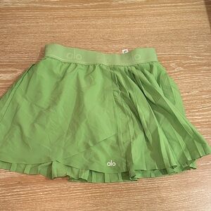 ALO Yoga Vibrant Green Mini Skirt